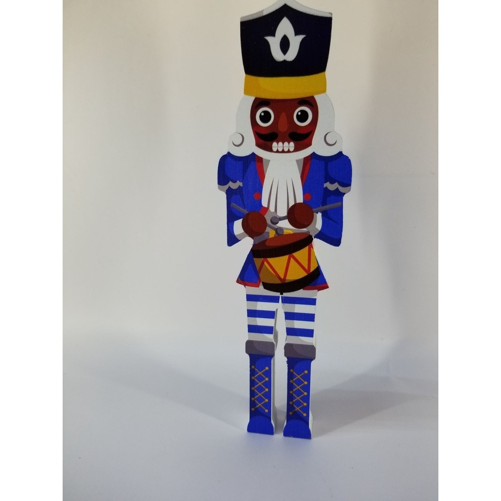 Nutcracker Set Adults 10-Inch Multicolor Excellent African American Decor - Picture 4 of 9
